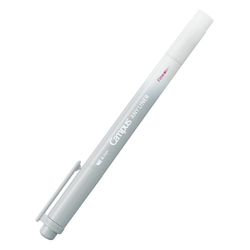 #コクヨ マーカー エニーライナー･マーカー 4mm･細字 スモーキーグレー WPM1-15
