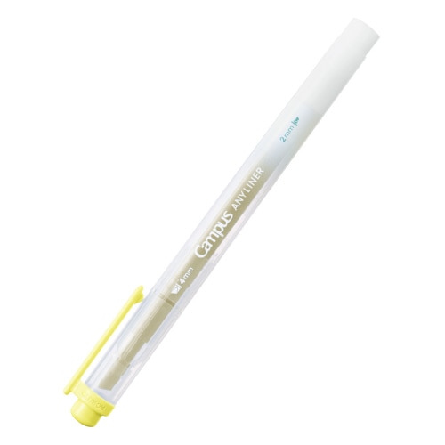 #コクヨ マーカー エニーライナー･マーカー 4mm･2mm ソフトイエロー WPM2-8