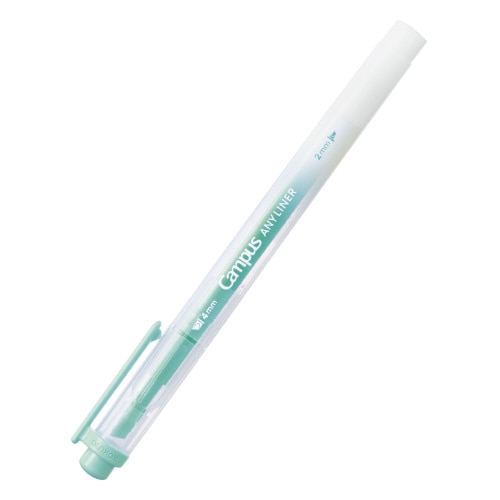 #コクヨ マーカー エニーライナー･マーカー 4mm･2mm ソフトグリーン WPM2-9