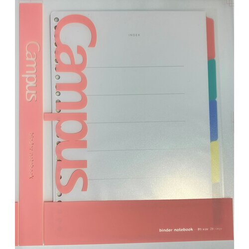 最終_#コクヨ ファイリング用品 キャンパススライドバインダー B5 ピンク MPﾙ-P333NT-L3P