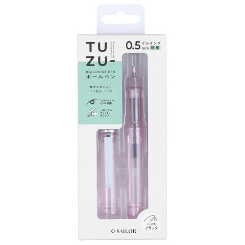 #セーラー万年筆 ボールペン TUZU　ボールペンセルフGlassy 0.5ｍｍ クリスタルチェリー 820261102