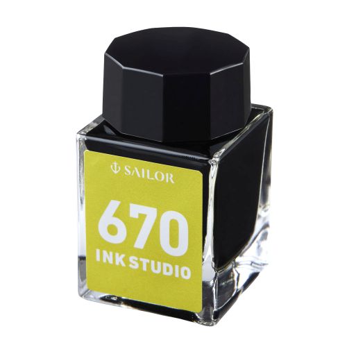 #セーラー万年筆  万年筆用ボトルインク･INK STUDIO 20ml イエロー 131300670
