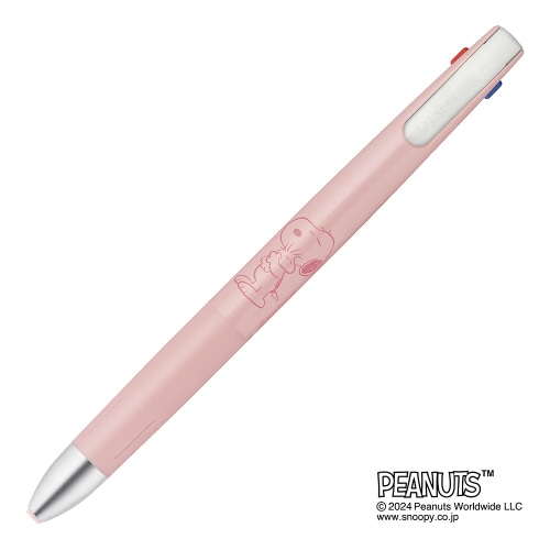 #ゼブラ(国内販売のみ） 油性ボールペン ブレン3C 0.5 限定スヌーピー 0.5mm ピンク B3AS88-SN-P