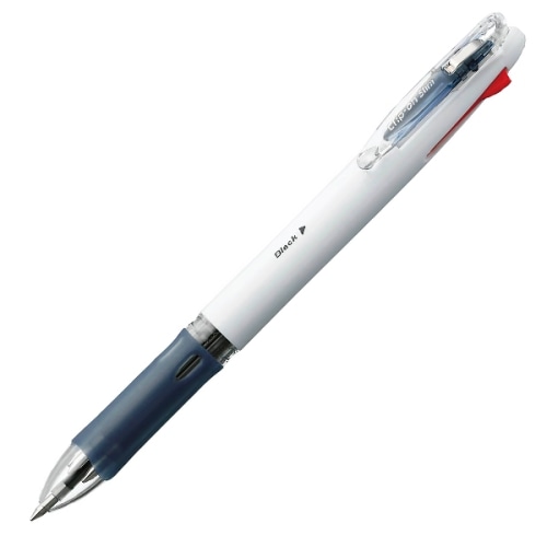 #ゼブラ(国内販売のみ）  ボールペン クリップ－オンスリム４Ｃ 0.7mm 白 B4A5-W