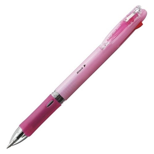 #ゼブラ(国内販売のみ）  ボールペン クリップ－オンスリム４Ｃ 0.7mm パステルピンク B4A5-WP