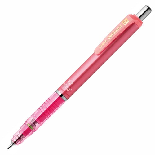 #ゼブラ(国内販売のみ）  シャープペン デルガード 0.7ｍｍ ブライピンク P-MAB85-N2-BRP