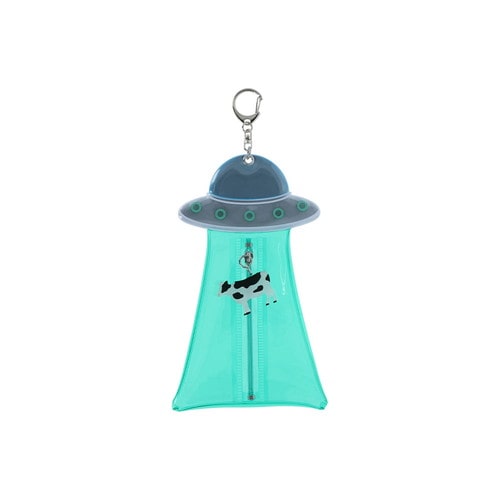 最終_#サンスター文具(国内販売のみ）  未確認飛行フラットポーチ  グリーン S2338807