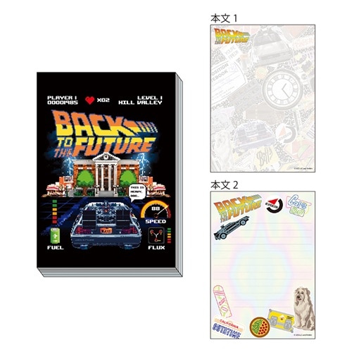 ＃ショウワノート(国内販売のみ） メモ帳 メモ A6 バックトゥザフューチャー 391822001