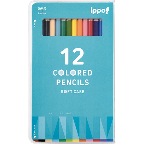 #トンボ鉛筆 鉛筆 ソフトケース入色鉛筆六角軸  C柄 CY-KC0112C