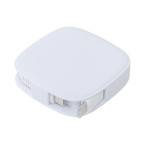 #ナカバヤシ 片側巻取りケーブル 60W ホワイト UPD-R04-W