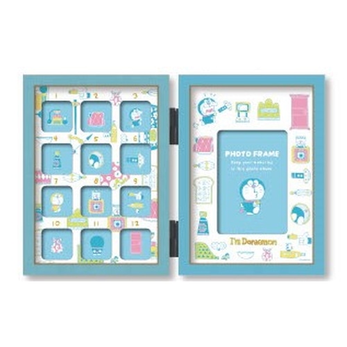 #ナカバヤシ(国内販売のみ） インテリア用品 木製フレーム･2面 A5 アイムドラえもん ホワイト F-TW-119-DRW