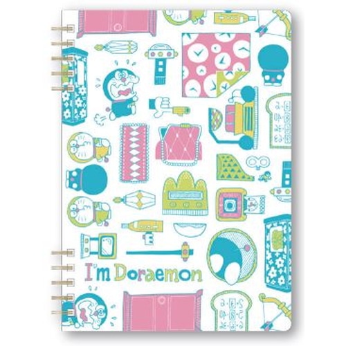 #ナカバヤシ(国内販売のみ） ノート ロジカルＷリングノート B6 アイムドラえもん ホワイト NW-B612DR-W