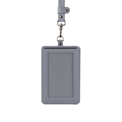 #ナカバヤシ ファイリング用品 IDカードホルダー タテ型 ストーングレー MGT-ID-02-N