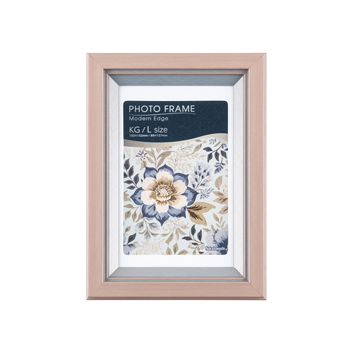 #ナカバヤシ インテリア用品 モダンエッジフォトフレーム KG/L判 セピア F-TP-126-S