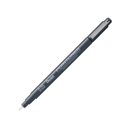 #ぺんてる サインペン ポイントライナー 0.05mm  S20P-05AD