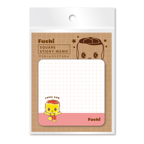 #不易糊工業(国内販売のみ） 付箋 フエキくんスクエアふせん 20枚･4mm方眼罫 2柄 CFSF2