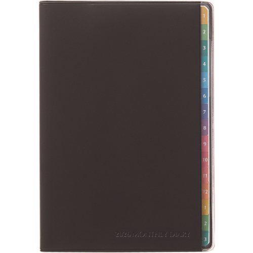 #レイメイ藤井 ダイアリー 26カラーインデックスダイアリー 12月はじまり ブラック RFD2632B