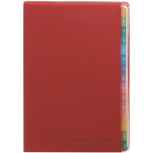 #レイメイ藤井 ダイアリー 26カラーインデックスダイアリー 12月はじまり レッド RFD2632R