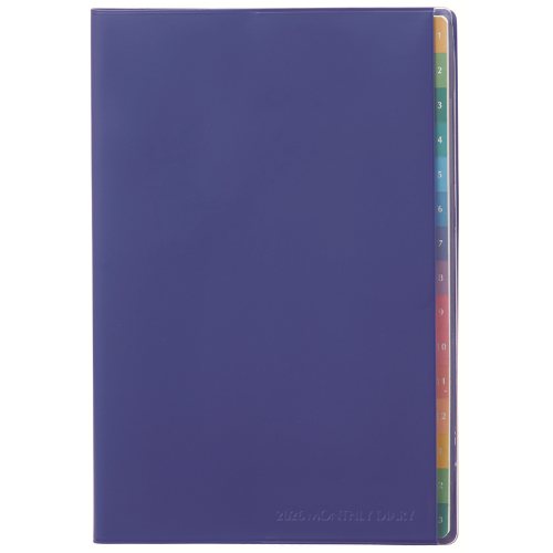 #レイメイ藤井 ダイアリー 26カラーインデックスダイアリー 12月はじまり ネイビー RFD2650K