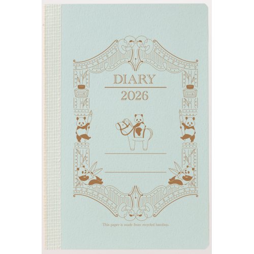 #レイメイ藤井 ダイアリー 26竹紙ダイアリー 12月はじまり ブルー RFD26111A