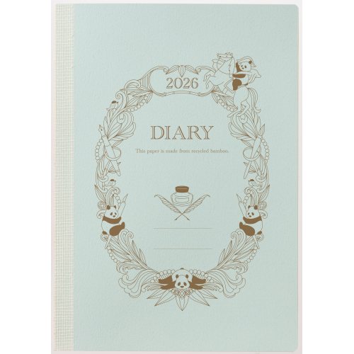 #レイメイ藤井 ダイアリー 26竹紙ダイアリー 12月はじまり ブルー RFD26104A