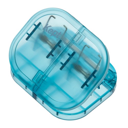 MDS BtoB |#レイメイ藤井 事務小物 Kept・はんぶんこクリップ ブルー