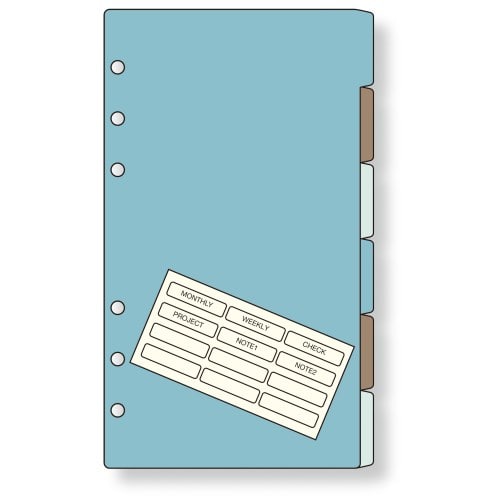 #レイメイ藤井 リフィル カラーインデックス･（横型6区分） 聖書  DR1373