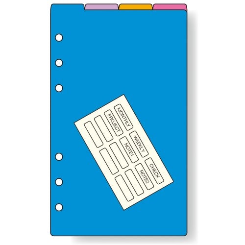 #レイメイ藤井 リフィル カラーインデックス･（縦型4区分） 聖書  WWR1378