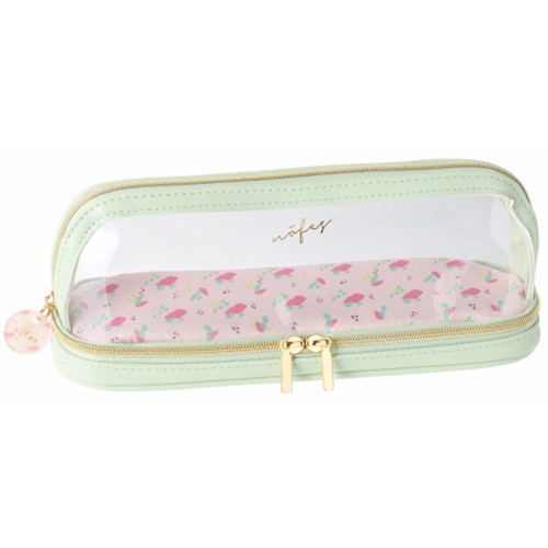 #レイメイ藤井 収納用品 ノフェス･ペンポーチ  アイスグリーン NSF1456M