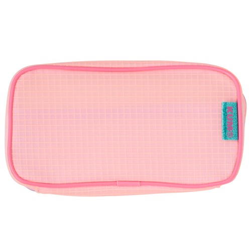 #レイメイ藤井 収納用品 KUM･チェックペンポーチ  ピンク KM1482P