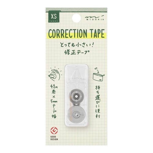 #デザインフィルミドリ(国内販売のみ） 事務小物 修正テープ XS 透明 35671006