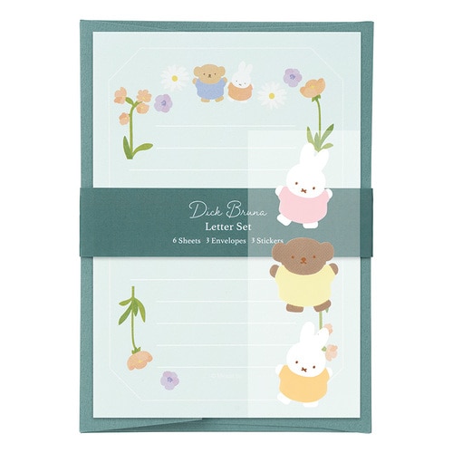 #マルアイ(国内販売のみ） レター ブルーナレターセット  ガーデンブルー ﾚ-MY15B