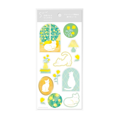 #マルアイ(国内販売のみ） シール SUU･シール  猫 ｼ-SU101