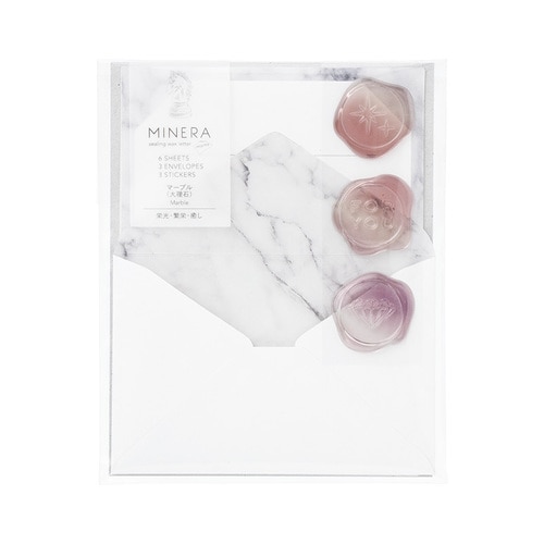 #マルアイ レター ミネラ･miniレターセット  シルバー ﾚMN203