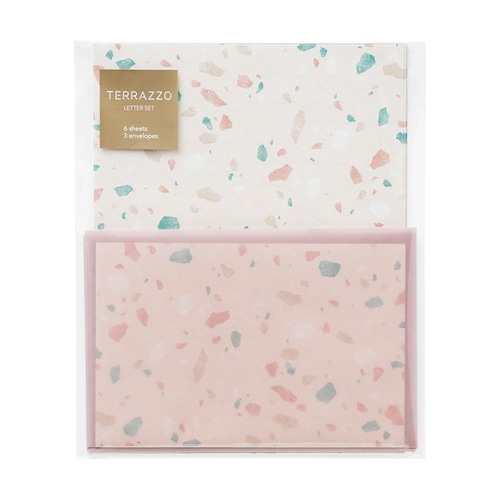 #マルアイ レター テラッツォレターセット  ピンク ﾚ100P