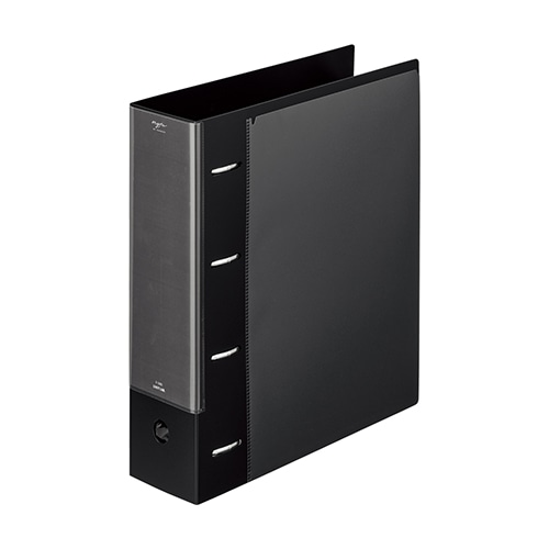 #リヒトラブ ファイリング用品 myfa･コレクションファイルスーパーワイド A4 ジェットブラック F3302-24