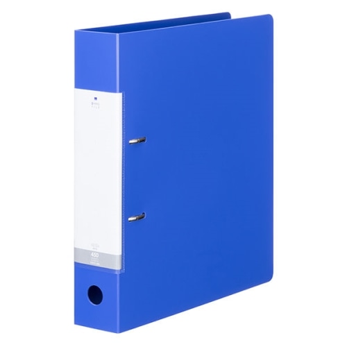 #リヒトラブ  ファイル リクエスト D型リングファイル A4 8青 G2240-8