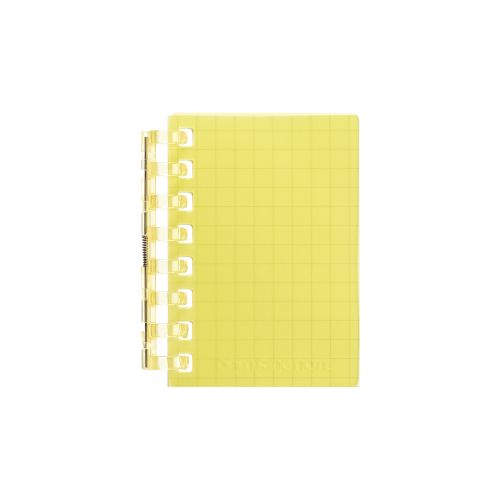 #リヒトラブ ノート オープンリングノート ミニ イエロー N2719-5