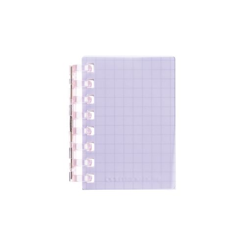 #リヒトラブ ノート オープンリングノート ミニ パープル N2719-10
