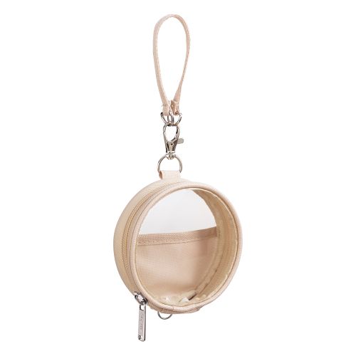 #リヒトラブ 身辺雑貨 myfa･デコレーションサークルポーチ  シフォンベージュ A3330-16