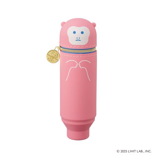 #リヒトラブ 収納用品 喫茶プニラボ･スタンドペンケース mini モカ A8811-4