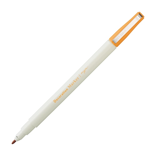 #リヒトラブ 筆記具 myfa･デコレーションマーカー  アプリコットオレンジ PN102-4