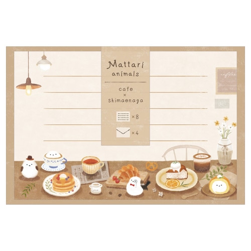 #エヌビー社 レター ミニレターセット･まったりデイ  シマエナガ 2312301