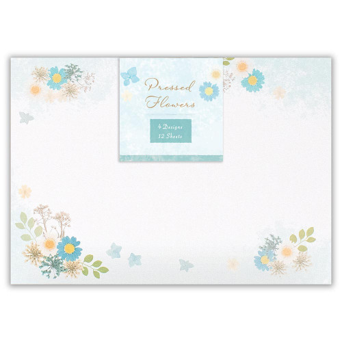 #エヌビー社 レター 封筒　押し花  ブルーＡ 4406909