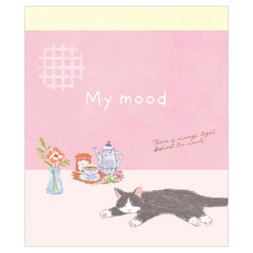 #エヌビー社 メモ帳 メモ･Mymood  ピンク 1342203