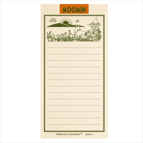 #学研ステイフル(国内販売のみ） メモ帳 ムーミン･メモ  BE M05076