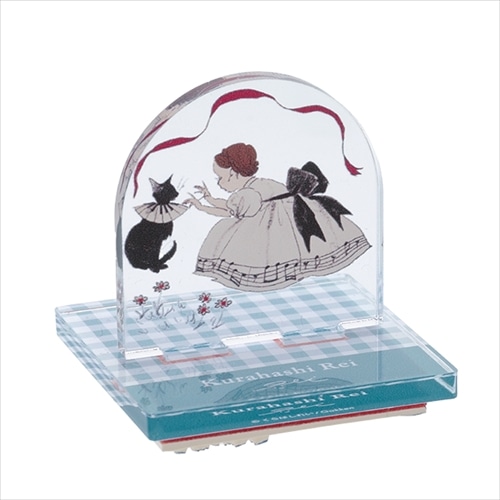 #学研ステイフル(国内販売のみ） 印章用品 くらはしれい･アクリルスタンドスタンプ  グリーン H10804