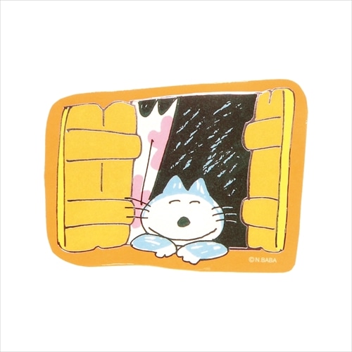 #学研ステイフル(国内販売のみ） シール 11ぴきのねこ･箔押しステッカー  窓 DM03844