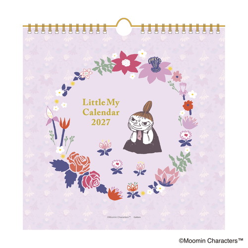 #学研ステイフル(国内販売のみ） カレンダー ムーミンリトルミイカレンダー 壁掛･日曜始  AM14009