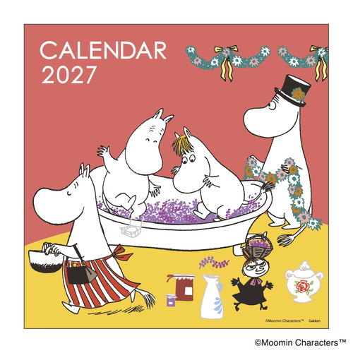 #学研ステイフル(国内販売のみ） カレンダー ムーミンスクエアカレンダー 壁掛･日曜始  DM12017